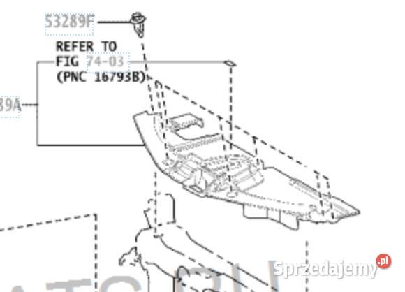 Uszczelka dekoracyjnej osłony grzejnika TOYOTA osobowe Uszczelki mazowieckie