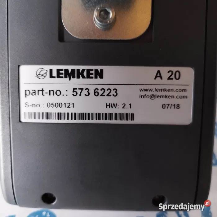 Lemken A20 kontrola sekcji opryskiwacz albatros Łowicz
