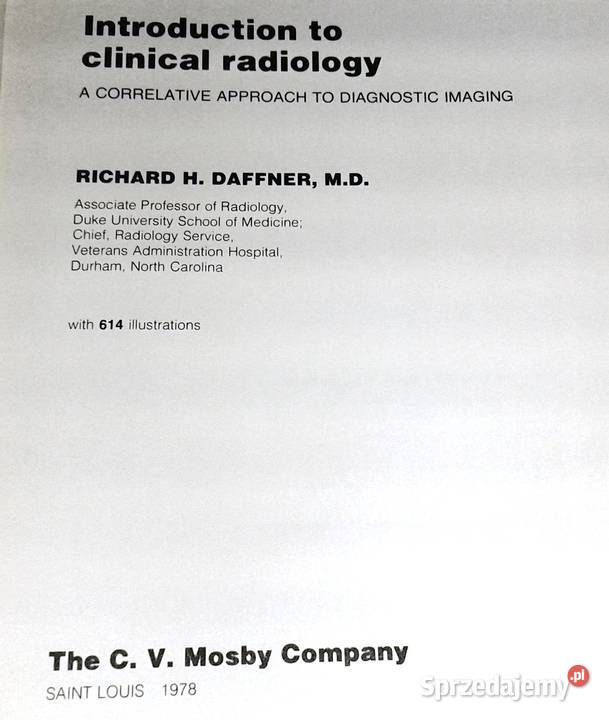 Introduction to Clinical Radiology Richard Chełm