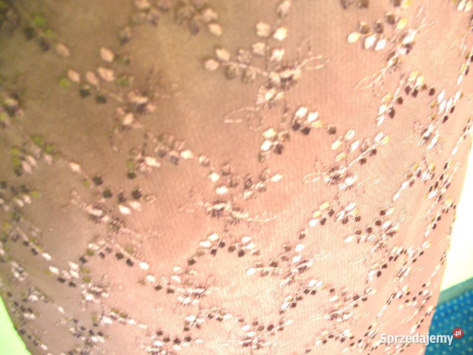 Sukienka na ramiączka 36 S biust 85 brązowy/beżowy Siedlce