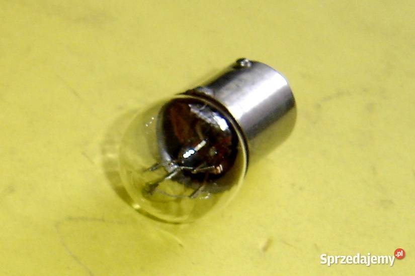 Żarówka BA 15s dwuwłóknowa 12V 105W mała bańka Wrocław sprzedam