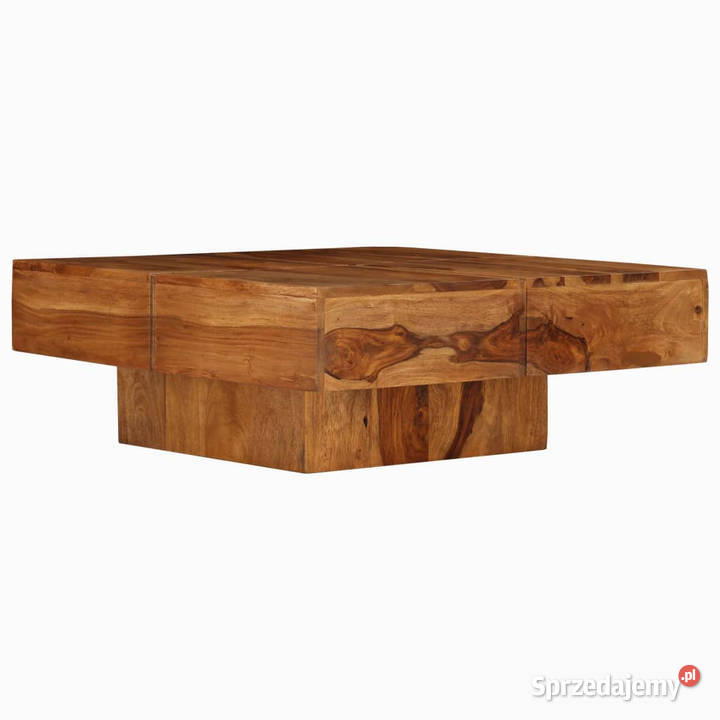 Stolik kawowy 80x80x30 lite drewno akacjowe mazowieckie Warszawa sprzedam