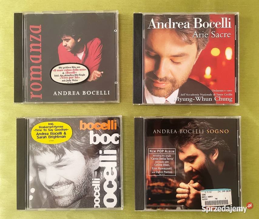 Andrea Bocelli 4 cd opis Sprzedaż całość klasyczna dolnośląskie sprzedam