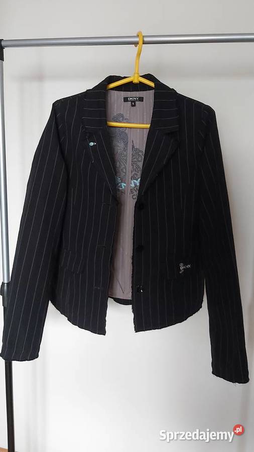 Sprzedam żakiet DKNY Donna Karan rozmiar XS Inny materiał sprzedam