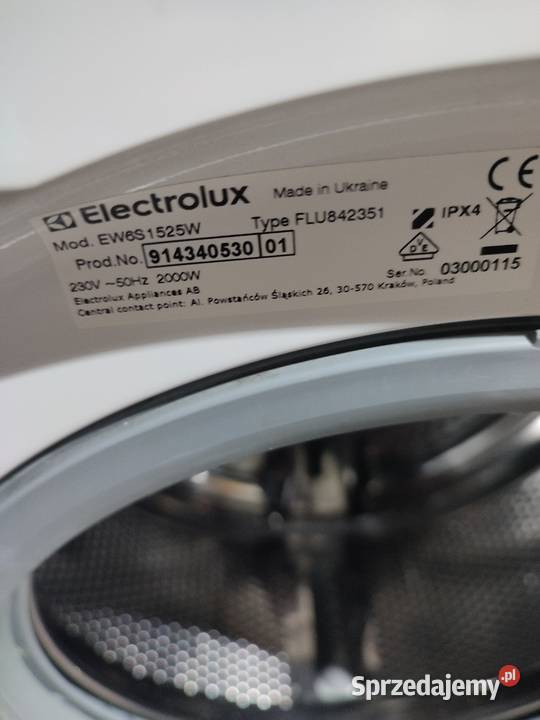 Pralka Electrolux 5 slim 40 wolnostojące Pralki i suszarki Warszawa