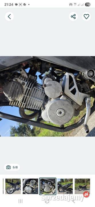 Senda 125 derbi 125 silnik plastiki bak podkarpackie Padew Narodowa