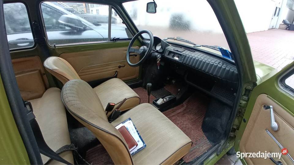 Fiat 126 1974r Rejestracja na białe i żółte Kielce