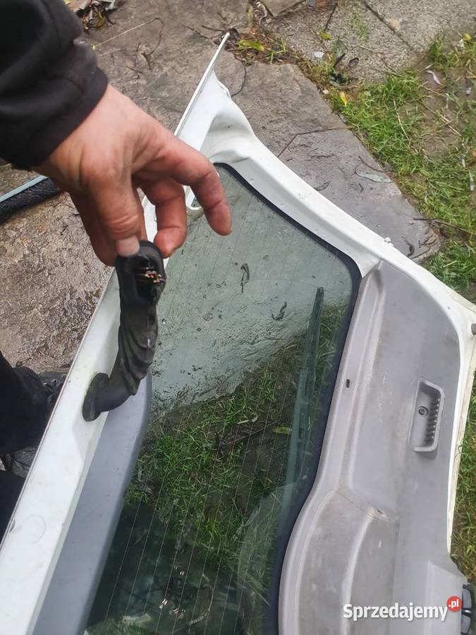 Klapa tylna tył szyba Fiat Panda II 03 biała małopolskie Kraków