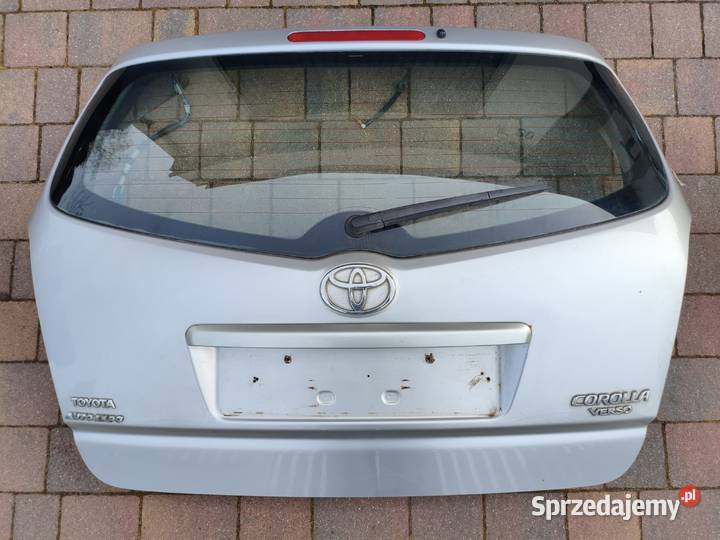 Klapa Bagażnika Toyota Corolla Verso II Srebrna
