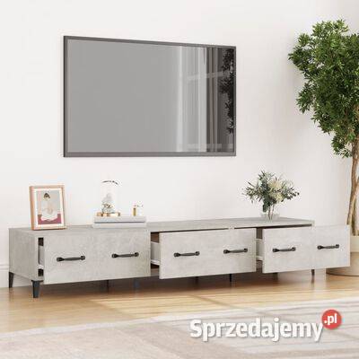 vidaXL Szafka pod TV szarość betonu 150x345x30 RTV Warszawa