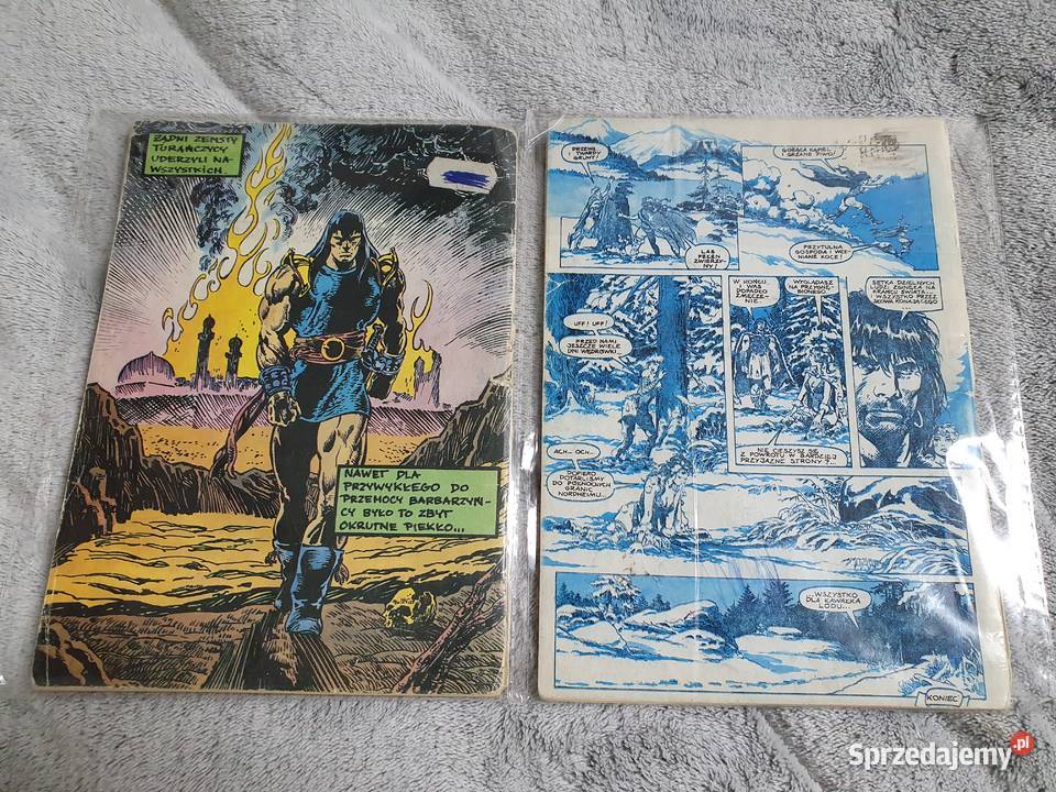 Conan Saga komplet 5 komiksów AS Editor Marvel Rok wydania 1989 pomorskie