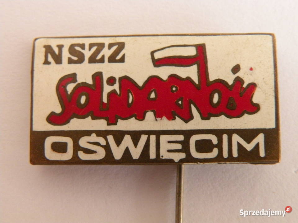 NSZZ Solidarność OŚWIĘCIM Przypinka odznaka Andrychów