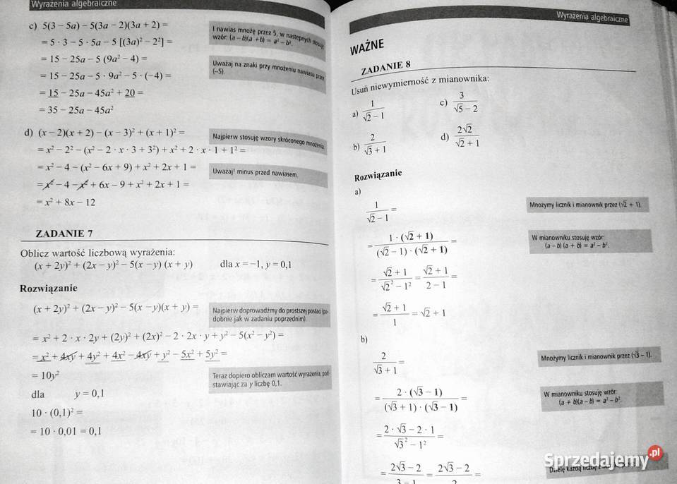 Matematyka korepetycje Kl 2 gimnazjum Zofia miękka Chełm