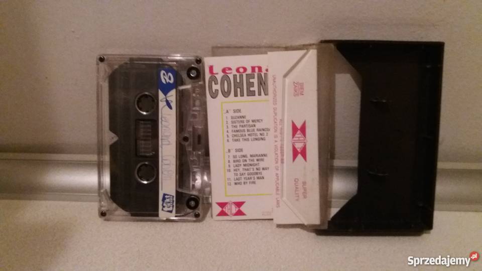 Leonard Cohen kaseta mazowieckie Radom