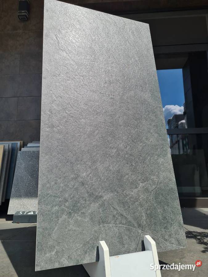 PŁYTKA GRES SLATE ANTRACITE SUGAR LAPPATO 60X120 Opoczno