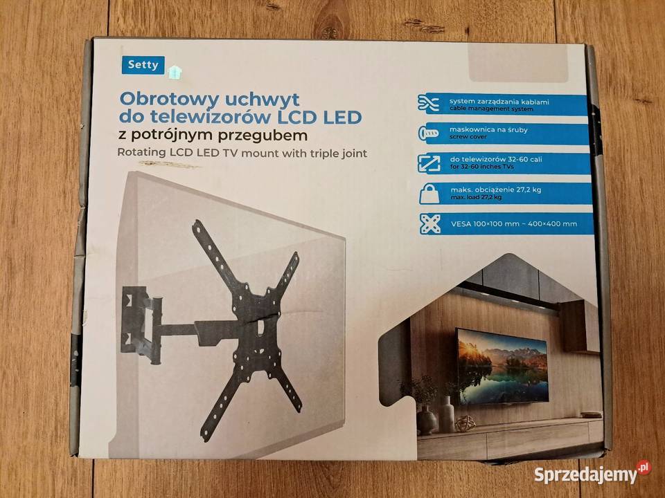 Obrotowy uchwyt do telewizorów Łódź