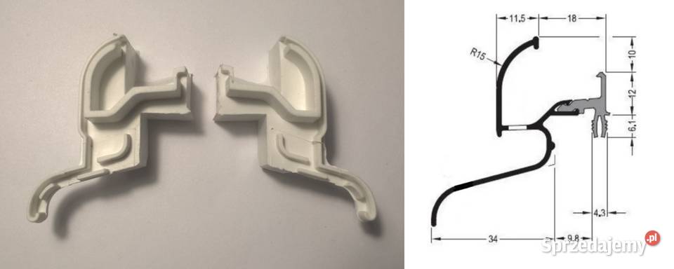 Zakończenia okapnika do okien drewnianych różne Bydgoszcz sprzedam