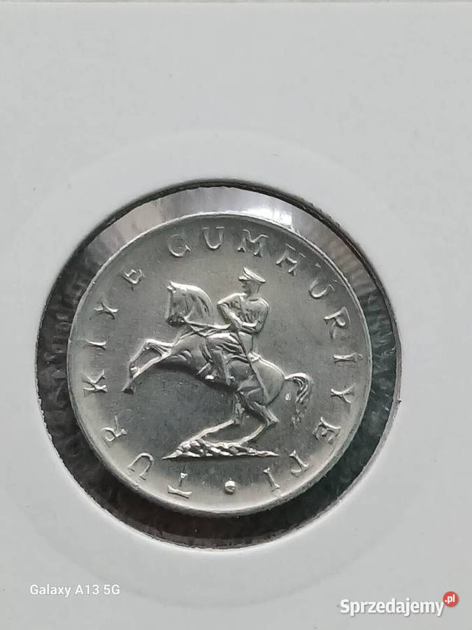 5 Lira Turcja 1982 r UNC Kolekcje wielkopolskie Konin
