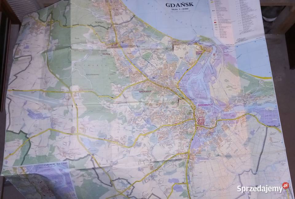 Gdańsk Plan Miasta City Plan Stadtplan 1999 2004 Moda i Styl Elbląg