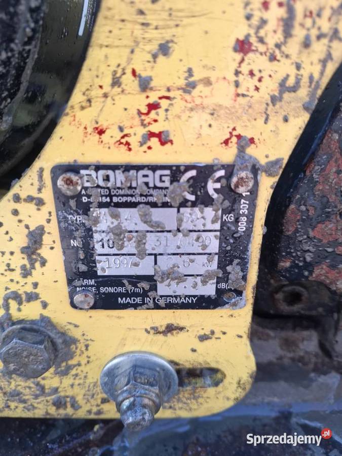 Zagęszczarka Bomag 69 sprzedam