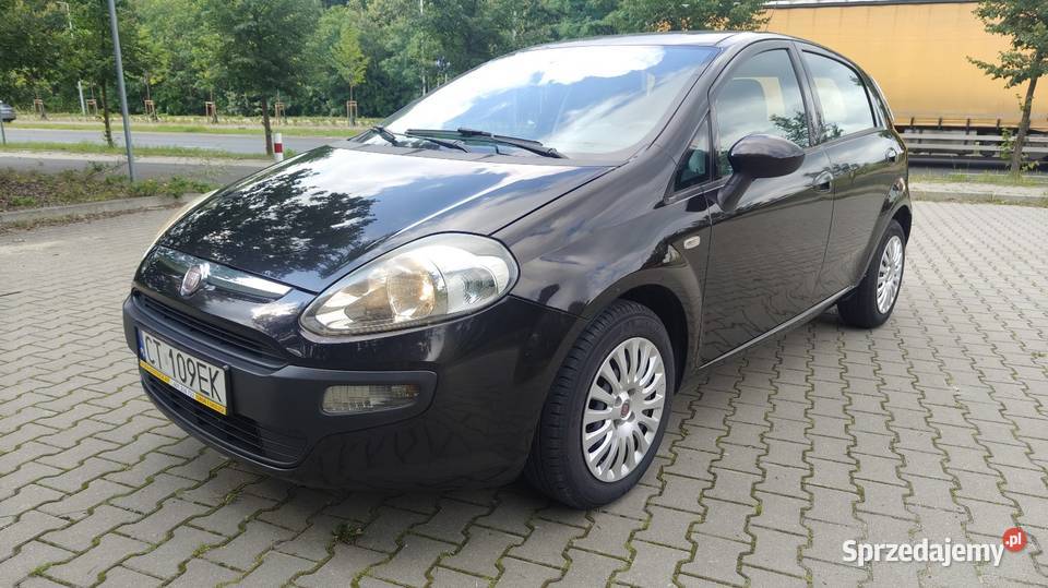 Fiat Punto Evo 12 benzyna ładny klimatyzacja Toruń