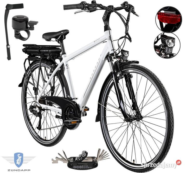 Rower Elektryczny Męski Trekkingowy 28 250W ALU Gorlice