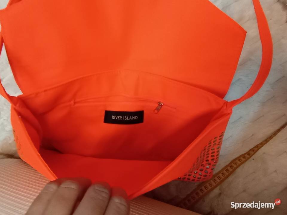 RIVER ISLAND Pomarańczowa torebka listonoszka z Kraków sprzedam
