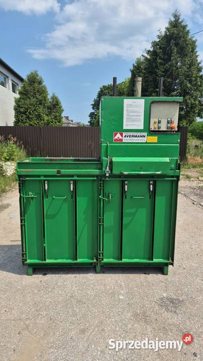 Belownica prasa dwukomorowa do foli kartonu