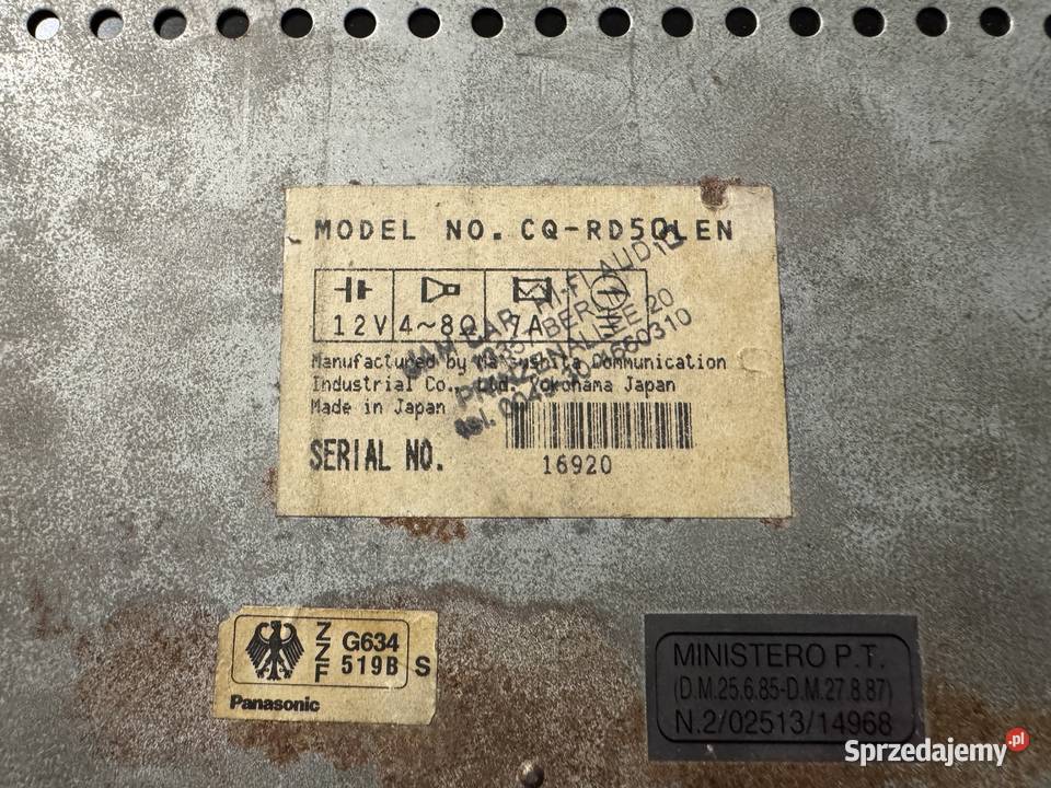 Radio Panasonic sprzedam