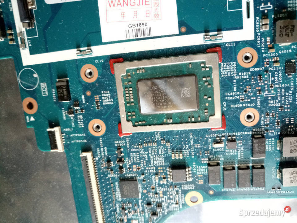 Płyta Główna HP Envy X360 15BQ Amd Ryzen 5 2500U Łazy