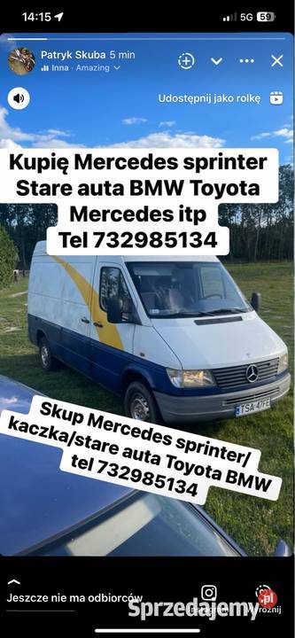 Kupimy Mercedes sprinter każdy stan Rzeszów usługi moto
