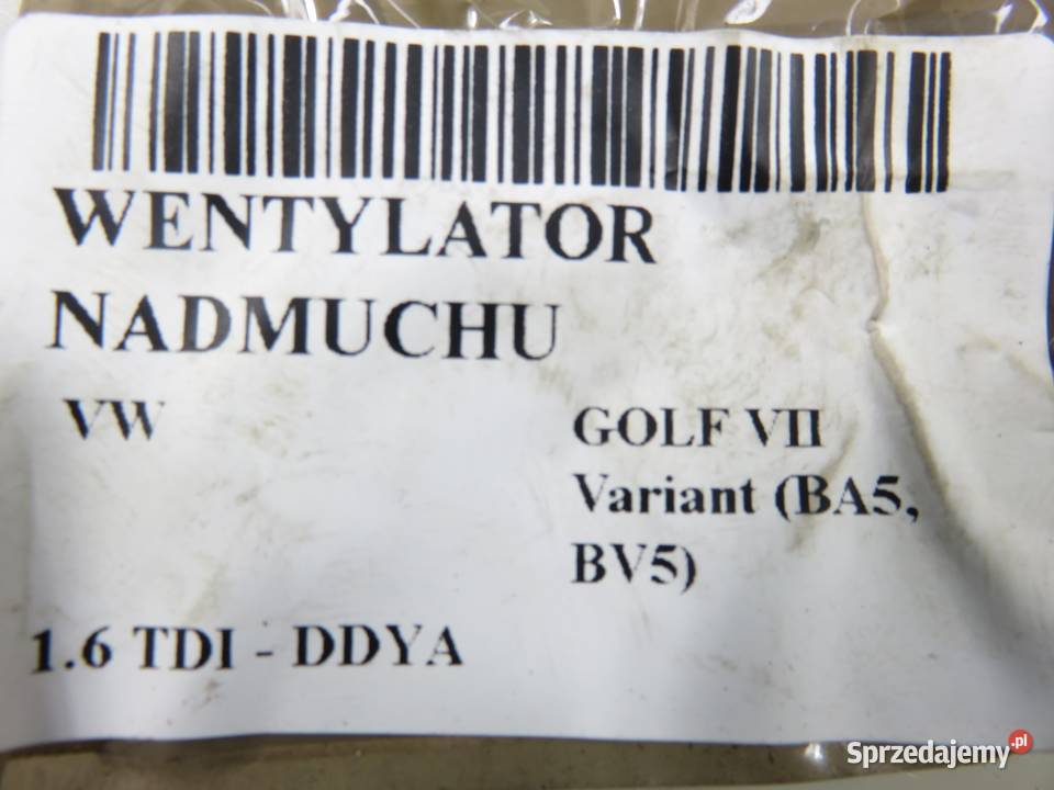 DMUCHAWA VW GOLF VII Variant BA5 BV5 5Q1819021H sprzedam