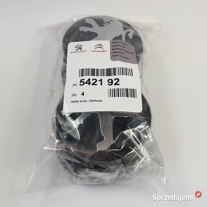 dekielki PEUGEOT 60mm ASO dekle 4 czarne