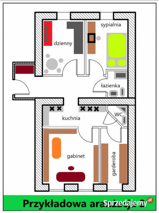 Apartament 5 pokoi 68m2 mnogość opcji aranżacji wielkopolskie Poznań sprzedam