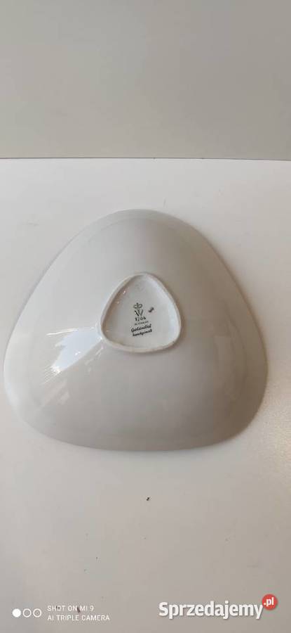Porcelanowy półmisek Wallendorf Goldrelief lata Dom i Ogród śląskie