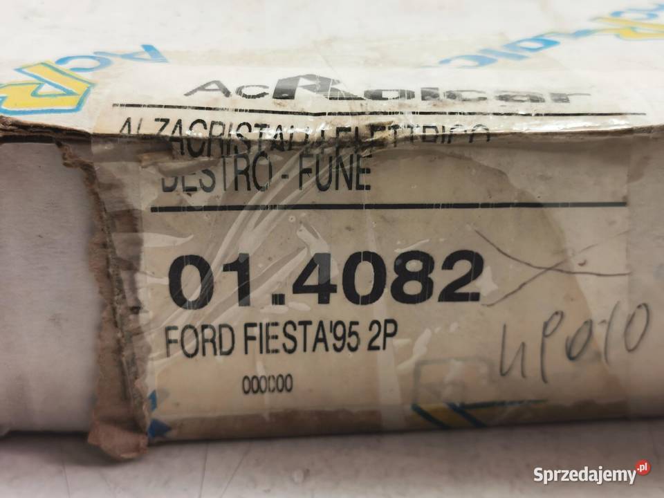 PODNOŚNIK SZYBY PRAWY PRZÓD FORD FIESTA 2002