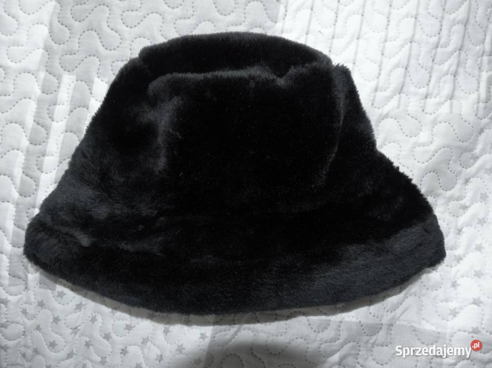 Czapka Kapelusz Bucket Zimowa Futrzana Sztuczne Dla kobiet Łomża