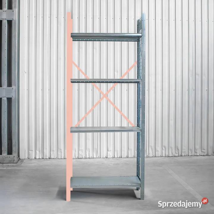 Regał DEXION 4Półkowy H247x102x40 Moduł Dostawny Chmielów