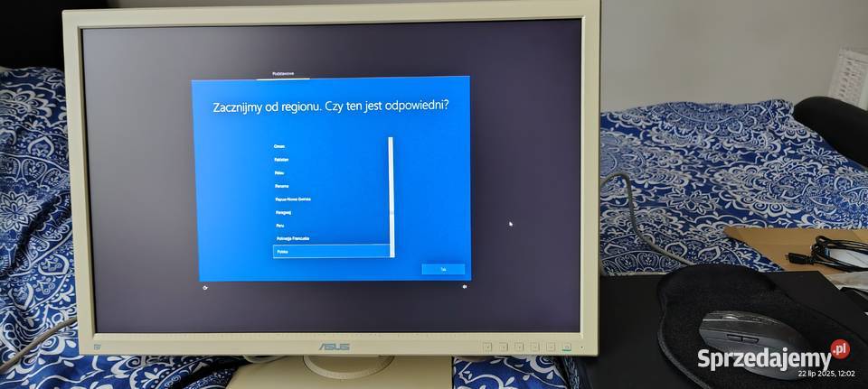 Komputer Lenovo Monitor Myszka Słuchawki WiFi warmińsko-mazurskie