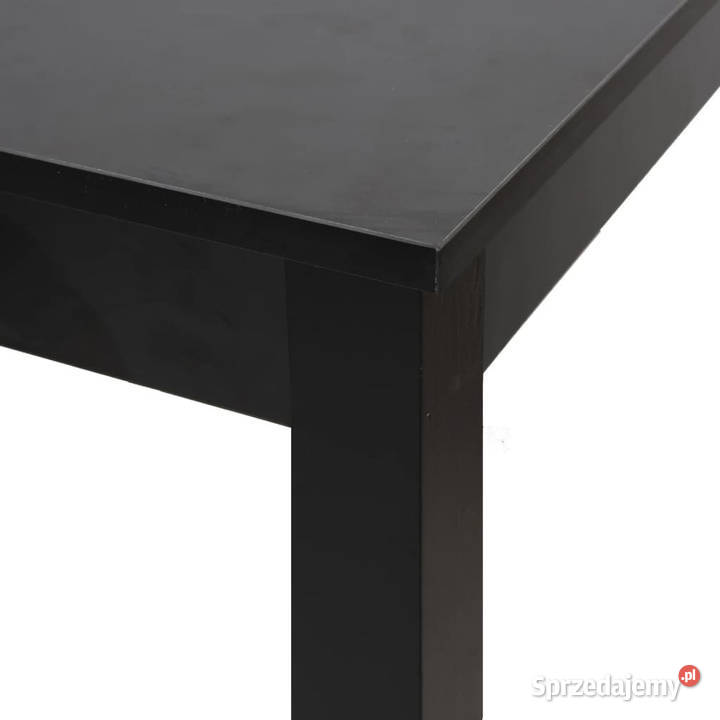 Stolik barowy z MDF czarny 55 x 55 x 107 Stoły Warszawa