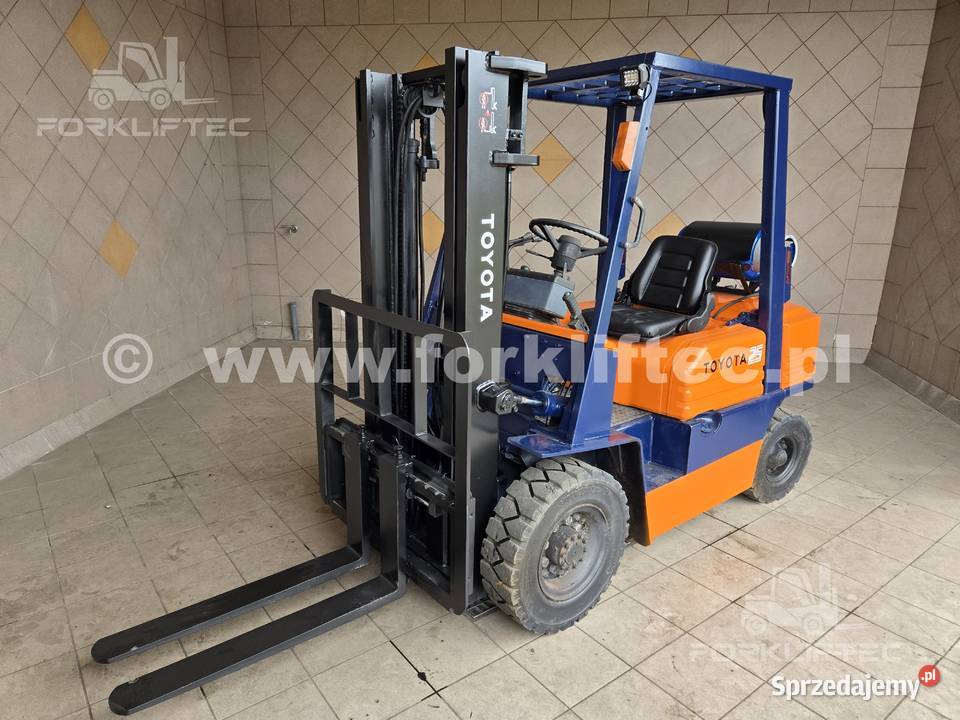 Wózek widłowy TOYOTA 5FG25 TOYOTA 5FGF25 widlak gaz Mysłowice sprzedam