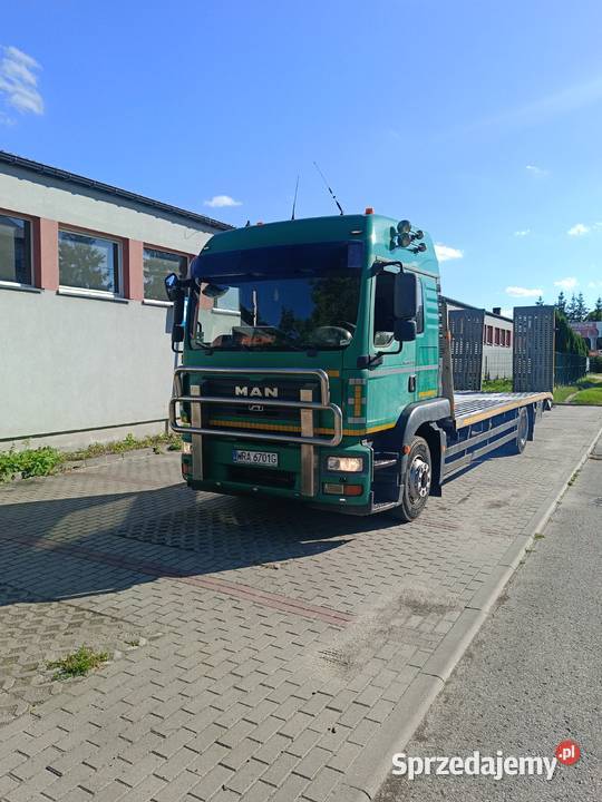 Auto laweta Man 15280 Specjalny ładny stan Grajewo