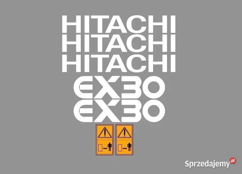 Naklejki oklejenie HITACHI EX30 EX22 EX15 EX20 Karoseria Janików sprzedam