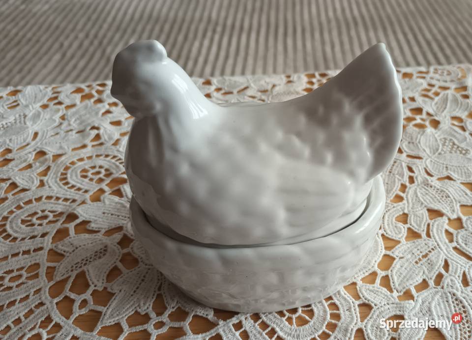 wielkanocne akcesoria jajo porcelanowe Porcelana i szkło