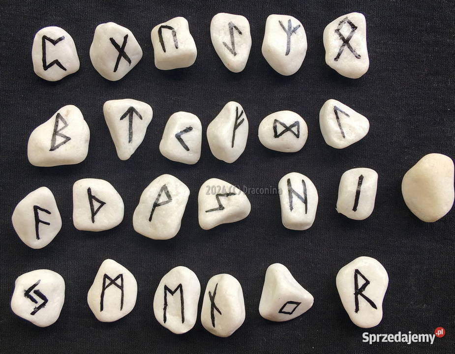 Małe runy kamienie runiczne rękodzieło w Kraków