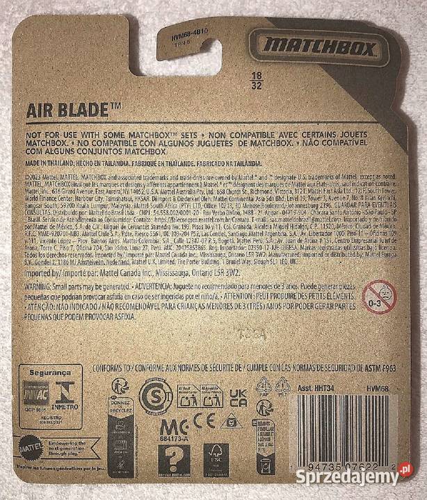 Helikopter Matchbox Sky Busters Air Blade Poznań