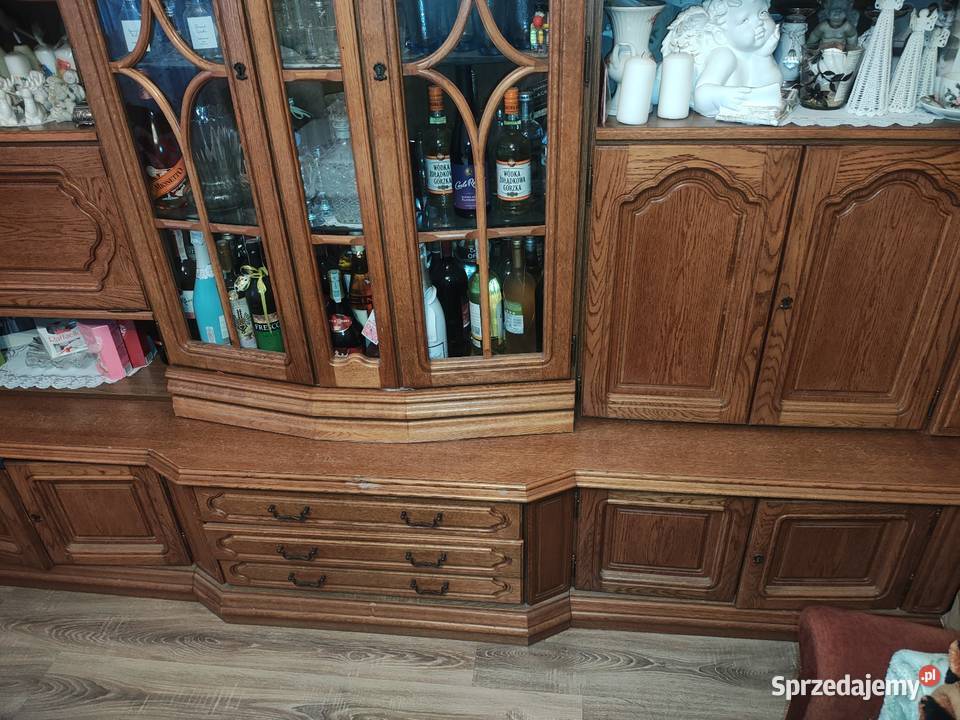 Meblościanka Duża drewniana stylowa szafka do pomorskie Kawle Górne