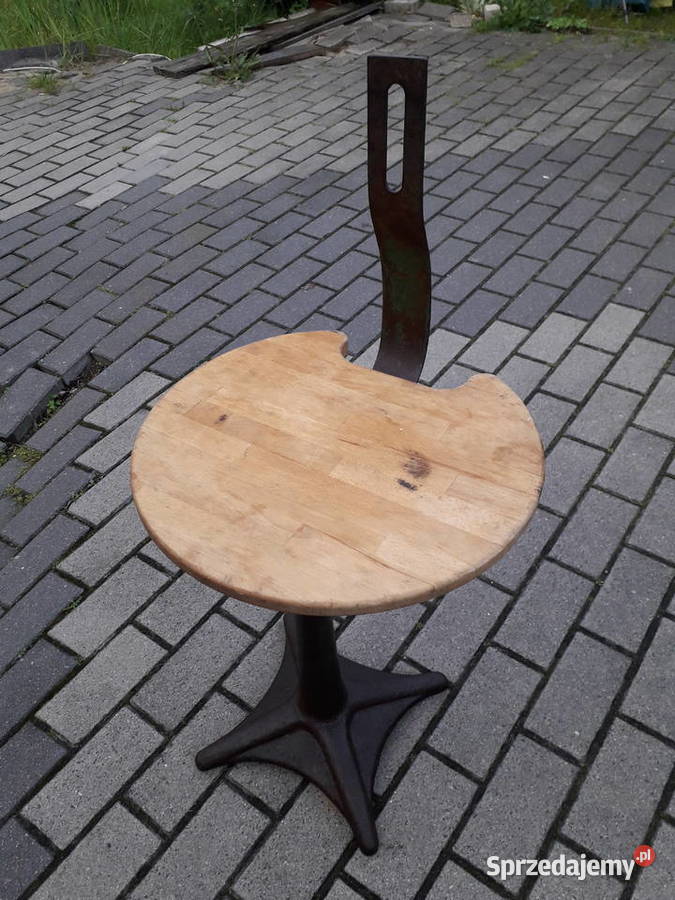 Krzesło żeliwne stare Warszawa