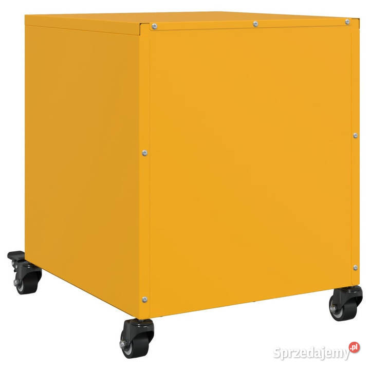 Szafka nocna musztardowa 36x39x435 stal WM846632 mazowieckie