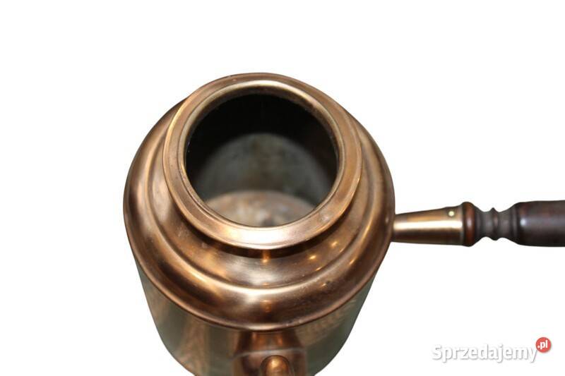 Mosiężny dzbanek z rączką 86 Szczecin sprzedam